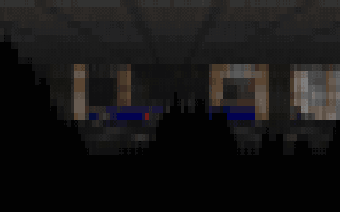 DOOM E1M1, frame by frame, in git